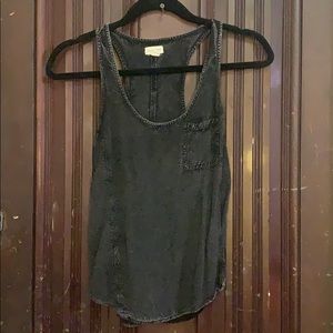 Tank top with cut out sides